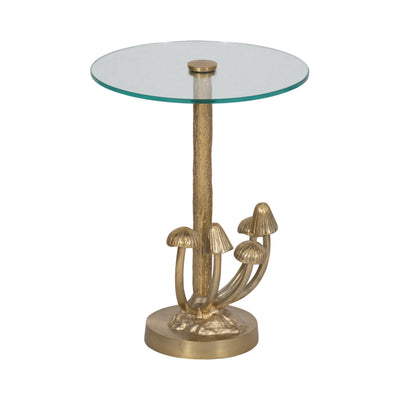 20 Mushrooms Accent Table, Gold Kd