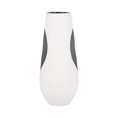 17 Noir Vase, Black/white