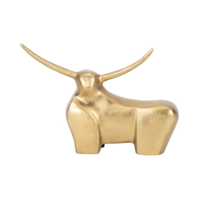 METAL, 8 STANDING BULL, GOLD