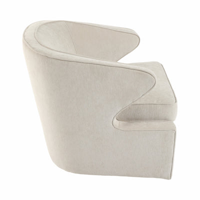 32 Karlsson Swivel Accent Chair, Ivory