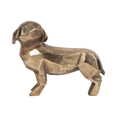 13 Alona Geometric Dog, Gold