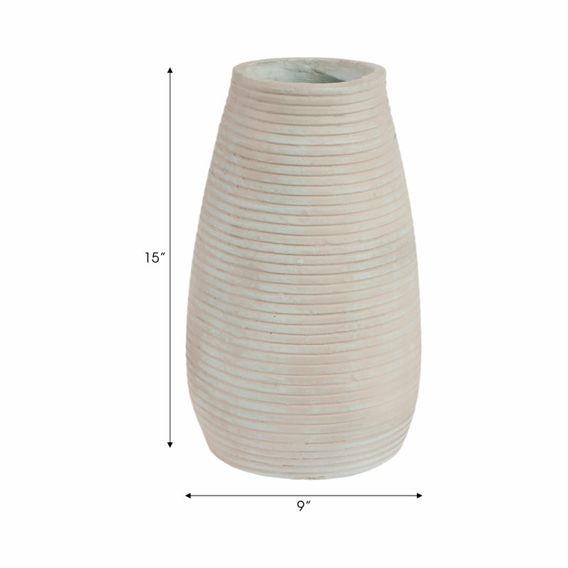 15 Padma Teal Medium Ecomix Vase