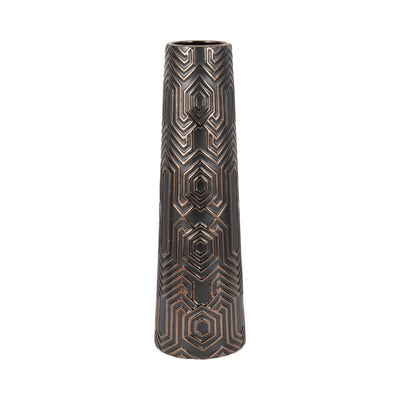 26 Rialto Oversized Contemporary Vase, Black