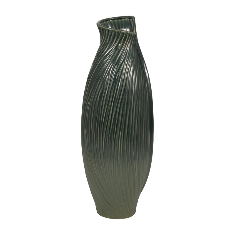 Rubpert Small Green Floor Vase