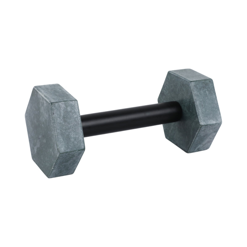 8x4 Marble Dumbbell, Green/black