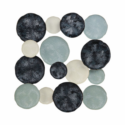 38 Circle Grouping Metal Wall Decor, Multi