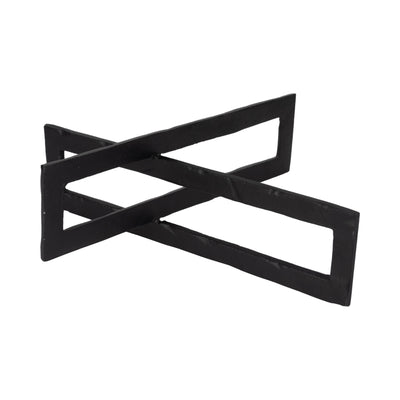 12 METAL ABSTRACT SCULPTURE, BLACK