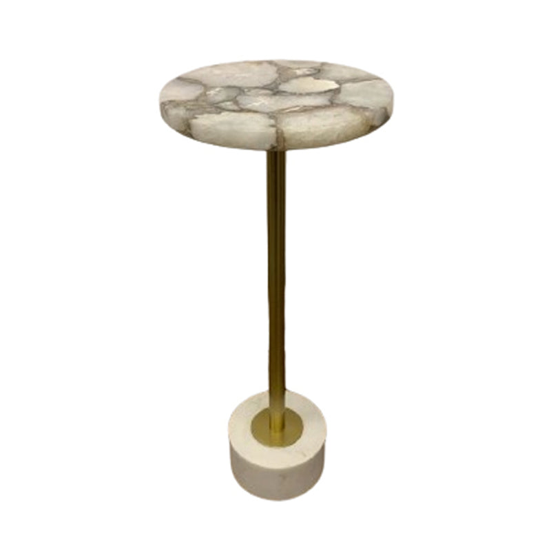 24 Cannes Agate And Marble Accent Table