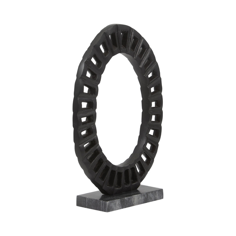 17 Teigan Ring Statuary, Black