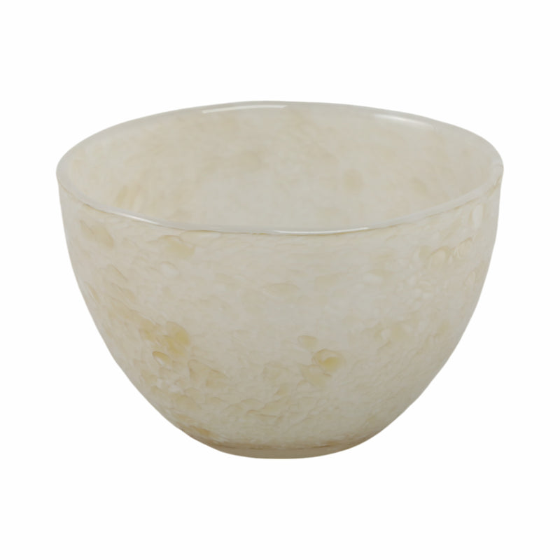 9 Durban Cream Glass Bowl