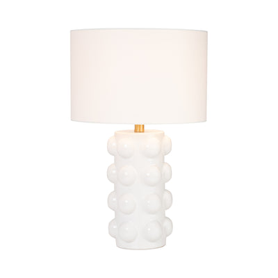 Ceramic 22 Bubble Table Lamp, White