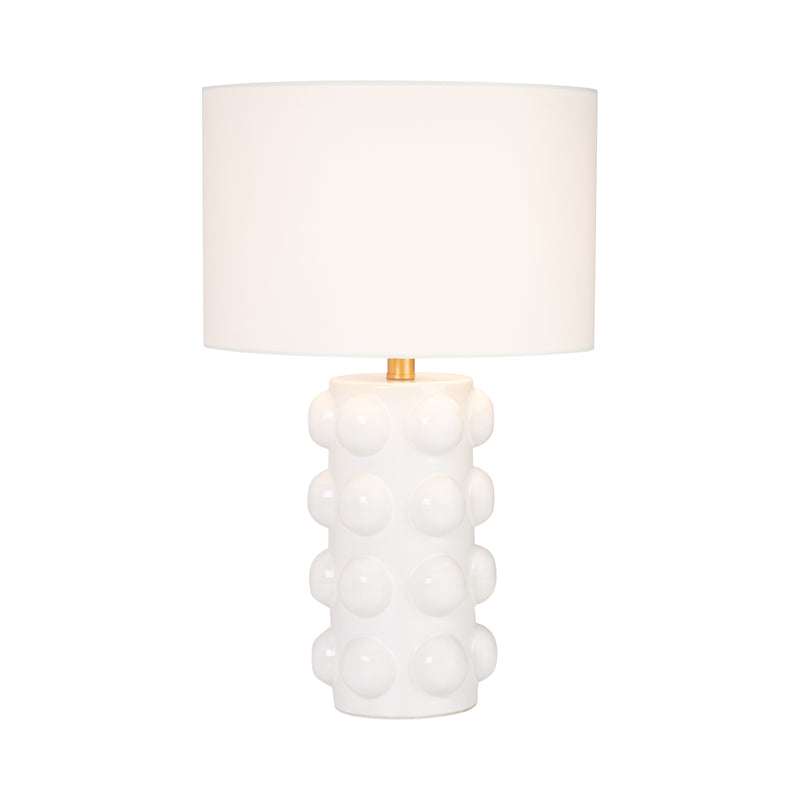 Ceramic 22 Bubble Table Lamp, White