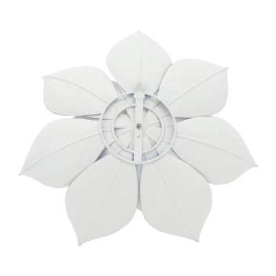 METAL 19 LOTUS WALL DECO, WHITE/GOLD