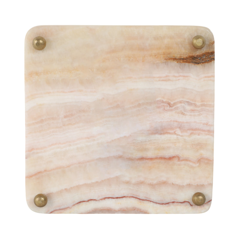 7 Honey Onyx Deco Tray