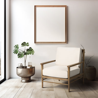 34 Exuma Accent Chair, Ivory