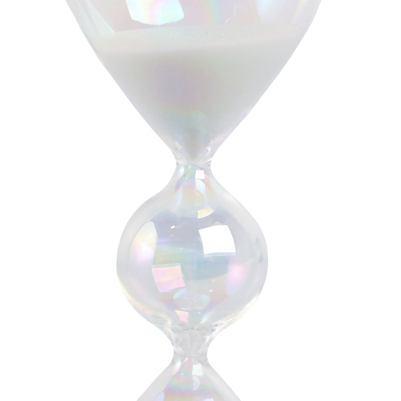 8x3 Glass 10min Bubble Sandtimer, Iridescent