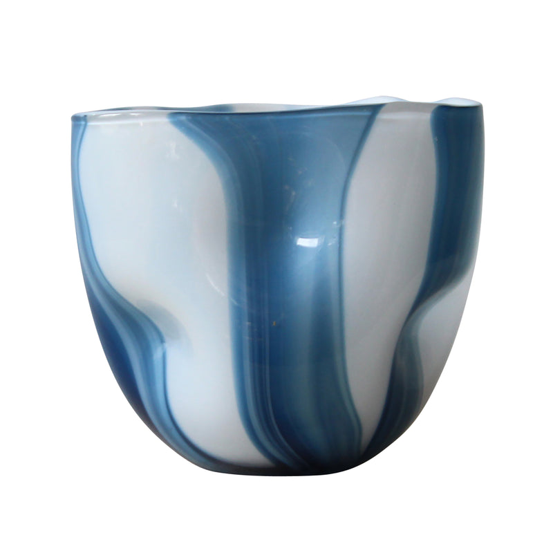 8 Beldan Small Blue Glass Vase