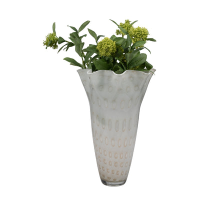 20 Meira Ivory Bouquet Glass Vase