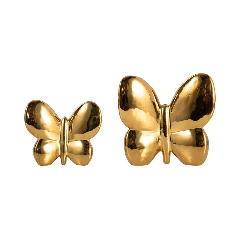 CER, 8 BALLOON BUTTERFLY, GOLD