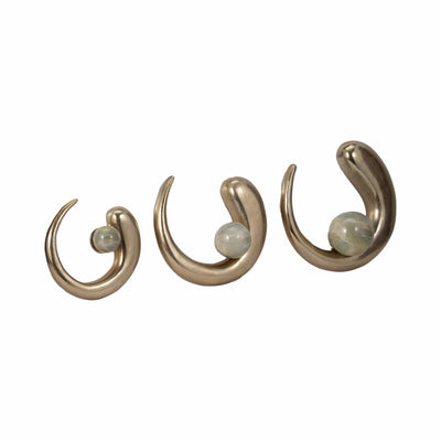 S/3 10/13/15 Amrita Gold Ring Wall Decor