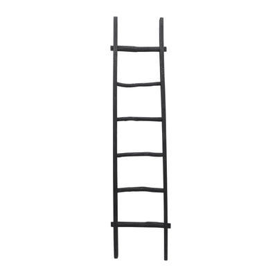 Wooden , Decorative 76 Ladder, Black