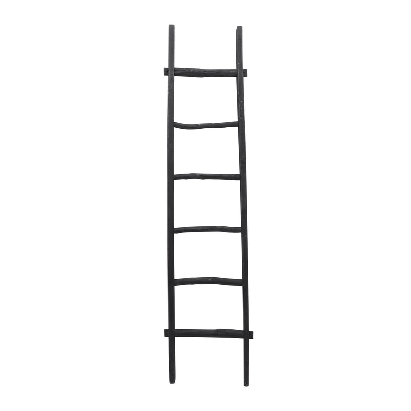 Wooden , Decorative 76 Ladder, Black