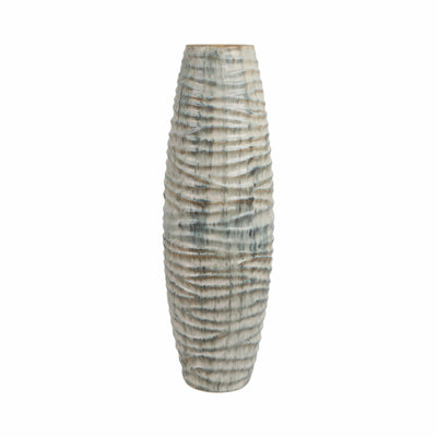 26 Decorah Small Cer Ribbed Vase