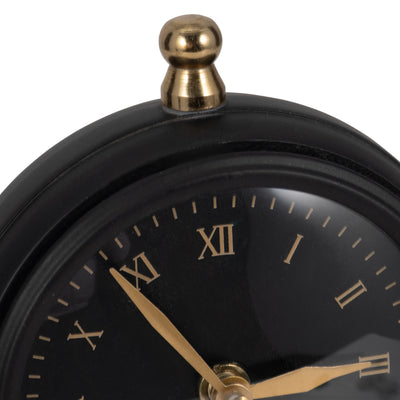 10 Addison Gold And Black Desk Clock