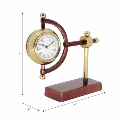 7 Tia Gold Desk Clock