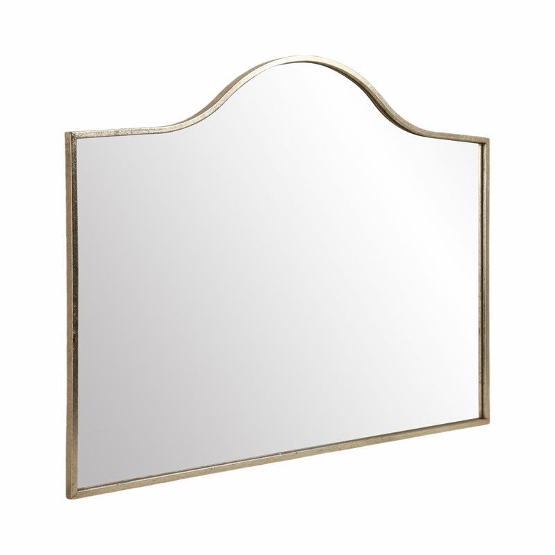 METAL, 39X30 ARCH MIRROR, GOLD