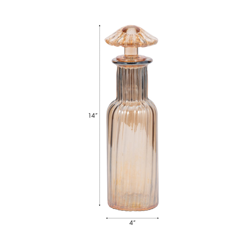 14 Igor Mushroom Glass Bottle