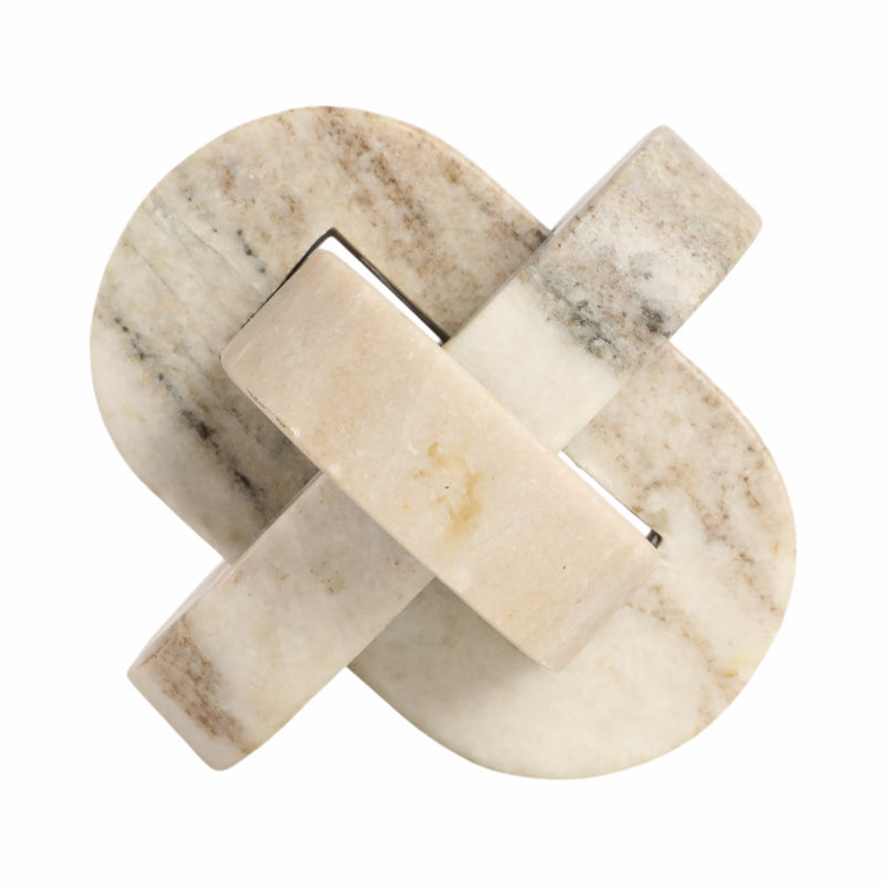 5 Onyx Marble Rounded Knot, Tan