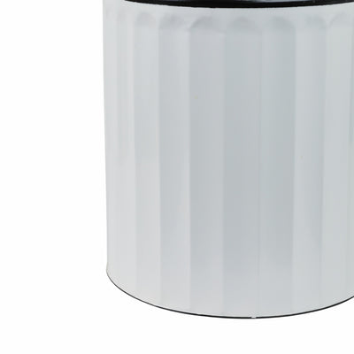 METAL 24H MILK BUCKET, WHITE