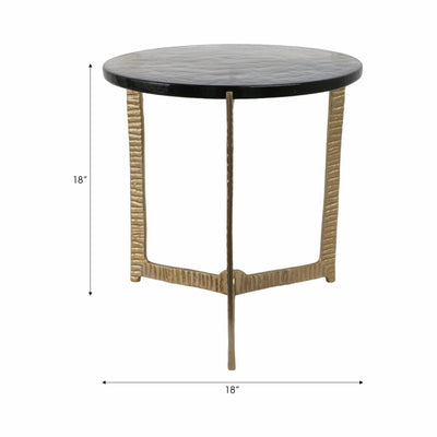 18 Bennington Wide  Recycled Glass Accent Table