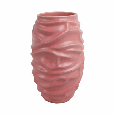 14qunlan Small Porcelain Vase, Bean Red