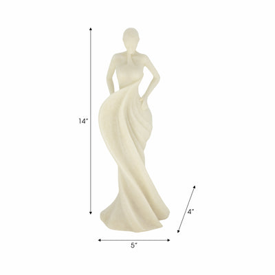 14 Kallos Quartz Resin Woman Statuary