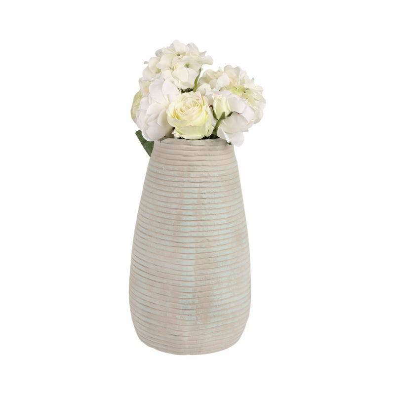 15 Padma Teal Medium Ecomix Vase