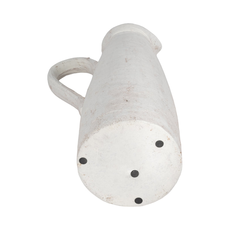 17 Pitcher Rough Finish, White