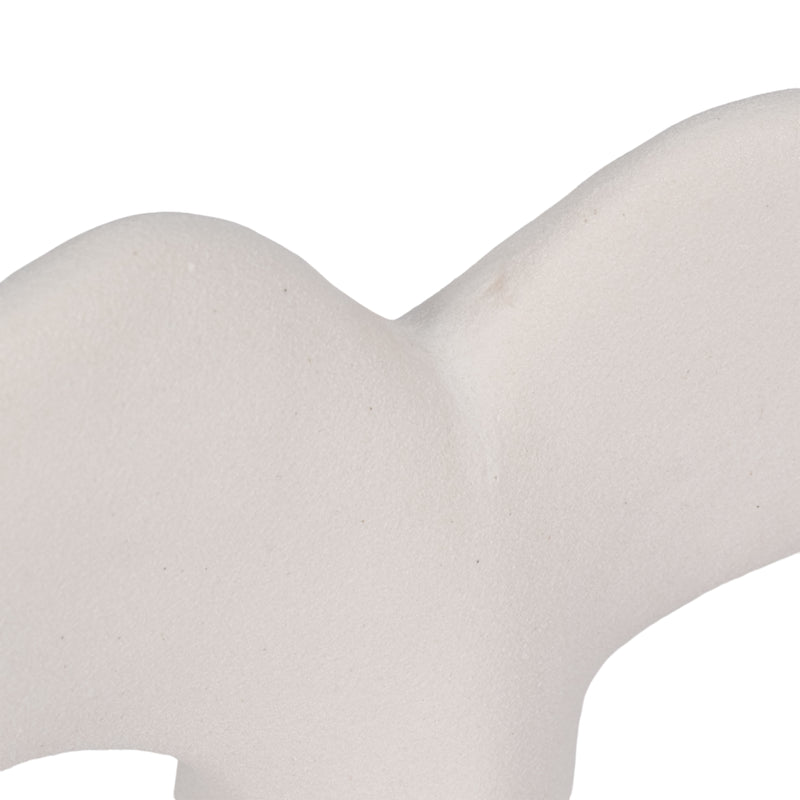 10 Textured Whale Tail, White