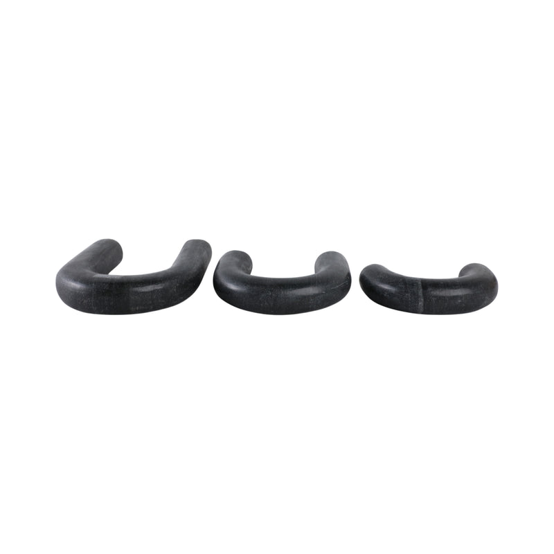 S/3 10 Walton Black Marble Arches