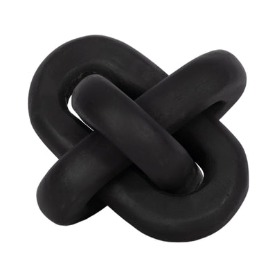 Wood, 6 Decorative Knot, Black