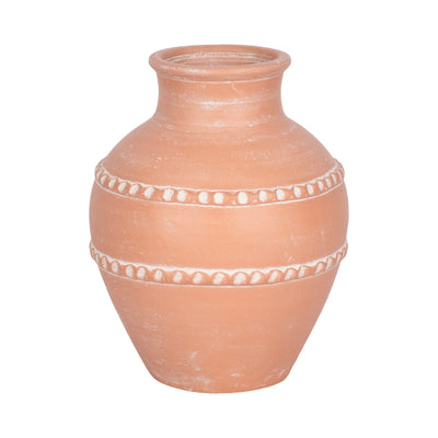 12 Traditional Terracotta Vase, Terracotta