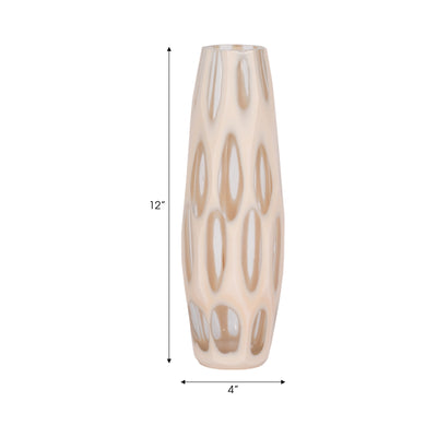 12 Reed Small Chiseled Vase