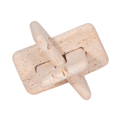 7 Travertine Squared Knot, Tan