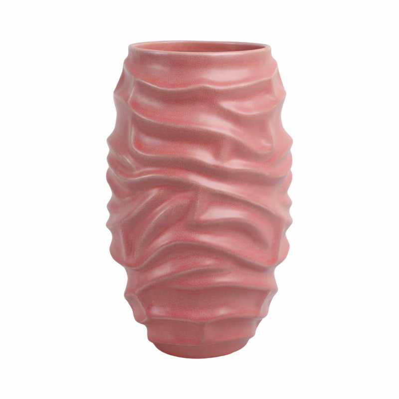 14qunlan Small Porcelain Vase, Bean Red