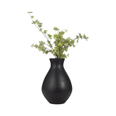 TERRACOTTA, 19 ORGANIC VASE, BLACK