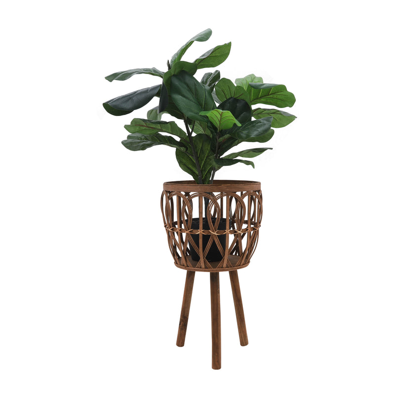 S/3 BAMBOO PLANTERS 11/13/15 BROWN