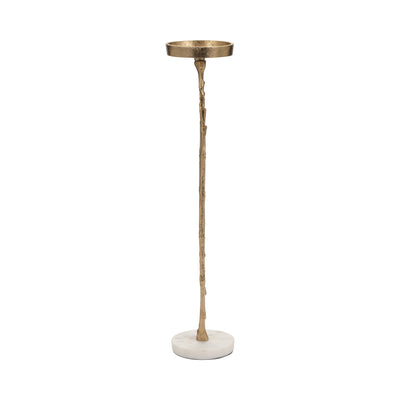 METAL, 20 CONTEMPORARY CANDLE HOLDER, GOLD