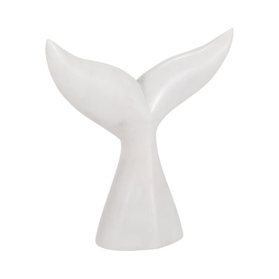 Marble, 7 Whale Tail, White