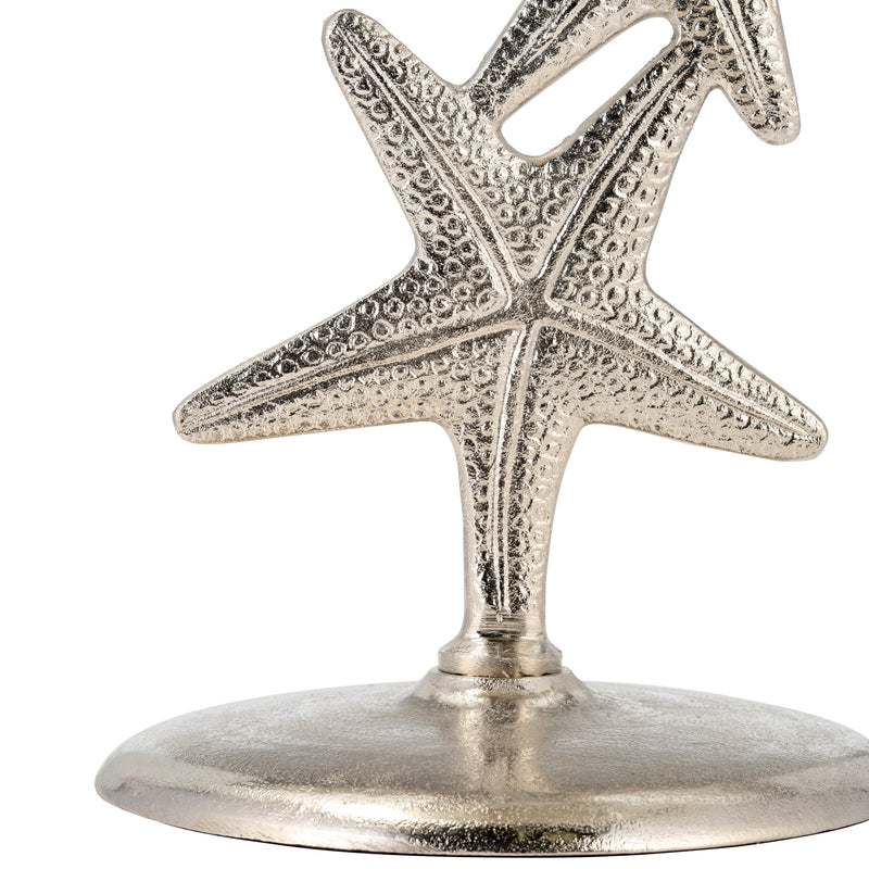 METAL, 14D/25H, SILVER STARFISH SIDE TABLE, KD